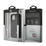 Mercedes MEHCP12SLSSBK iPhone 12 mini 5,4" sort/sort hårdkasse Strap Line