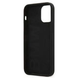 Etui BMW BMHCP12SSILBK iPhone 12 mini 5,4" sort/sort hårdkasse Silikon Signatur