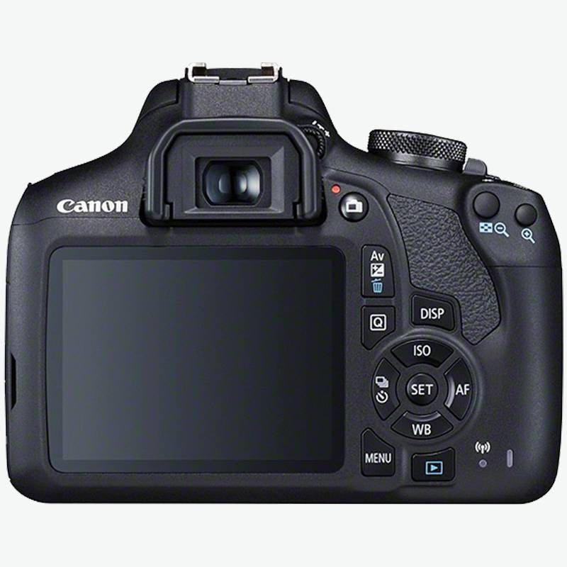 Canon EOS 2000D + EF-S 18-55mm f/3.5-5.6 III SLR kamerasæt 24,1 MP CMOS 6000 x 4000 pixel Sort