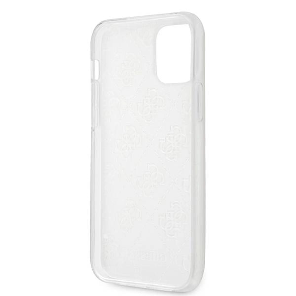 Guess GUHCP12M3D4GTR iPhone 12/12 Pro 6.1" gennemsigtige hardcase 4G 3D Pattern Collection