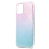 Guess GUHCP12S3D4GGBP iPhone 12 mini 5.4" blå-rosa/blå-rosa hardcase 4G 3D Pattern Collection