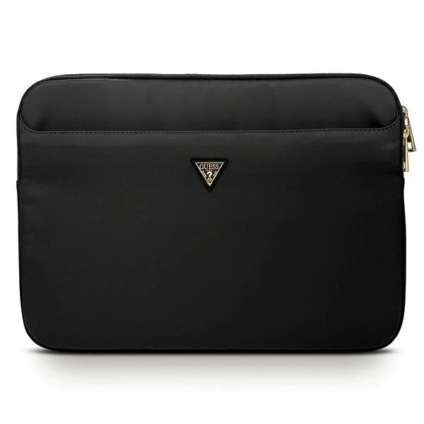 Guess Nylon Triangle Logo hylster til en 13" laptop - sort