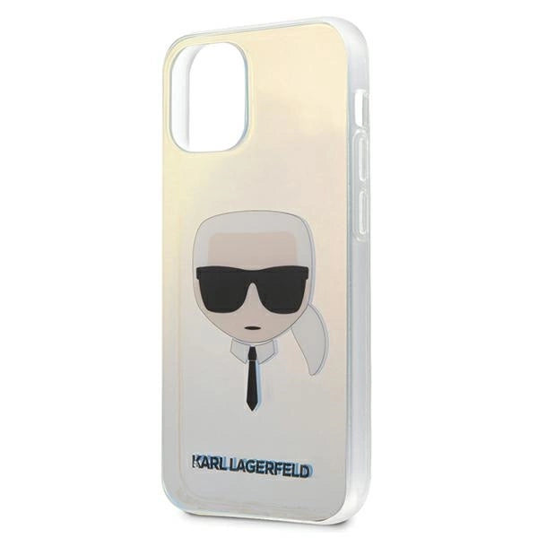 Karl Lagerfeld KLHCP12SPCKHML iPhone 12 mini 5,4" flerfarvet hardcase Iridescent Karl ̊s Head
