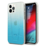 Mercedes MEHCP12LCLGBL iPhone 12 Pro Max 6,7" Niebieski/blå hardcase Transparent Line