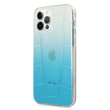 Mercedes MEHCP12LCLGBL iPhone 12 Pro Max 6,7" Niebieski/blå hardcase Transparent Line