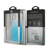 Mercedes MEHCP12LCLGBL iPhone 12 Pro Max 6,7" Niebieski/blå hardcase Transparent Line