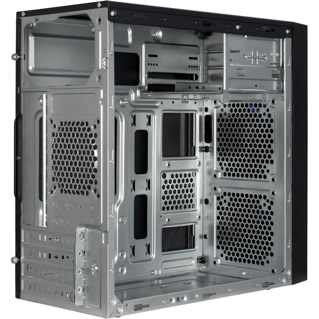 Inter-Tech IT-6505 Reto Tower Micro ATX Sort