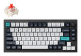 Keychron Q1 Max tastatur Universel USB + RF Wireless + Bluetooth QWERTY Nordisk Sort