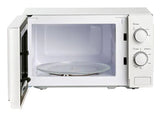 ScanDomestic MWS20W Sort, Hvid Solo mikroovn Bordplade 20 L 700 W
