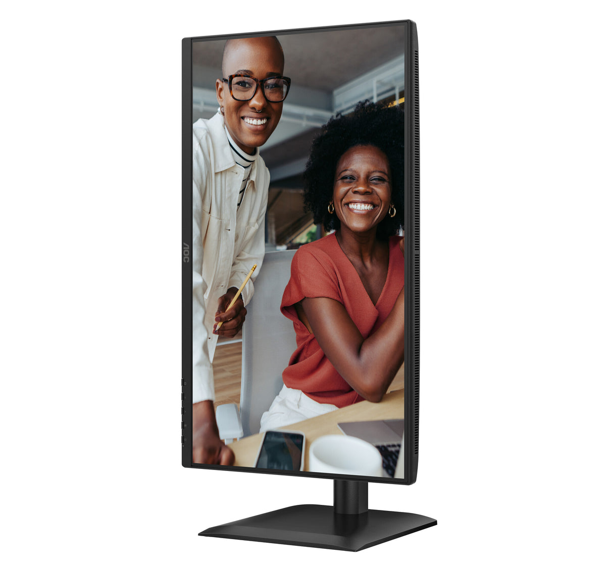 AOC 24E4U computerskærm 60,5 cm (23.8") 1920 x 1080 pixel Fuld HD LED Sort