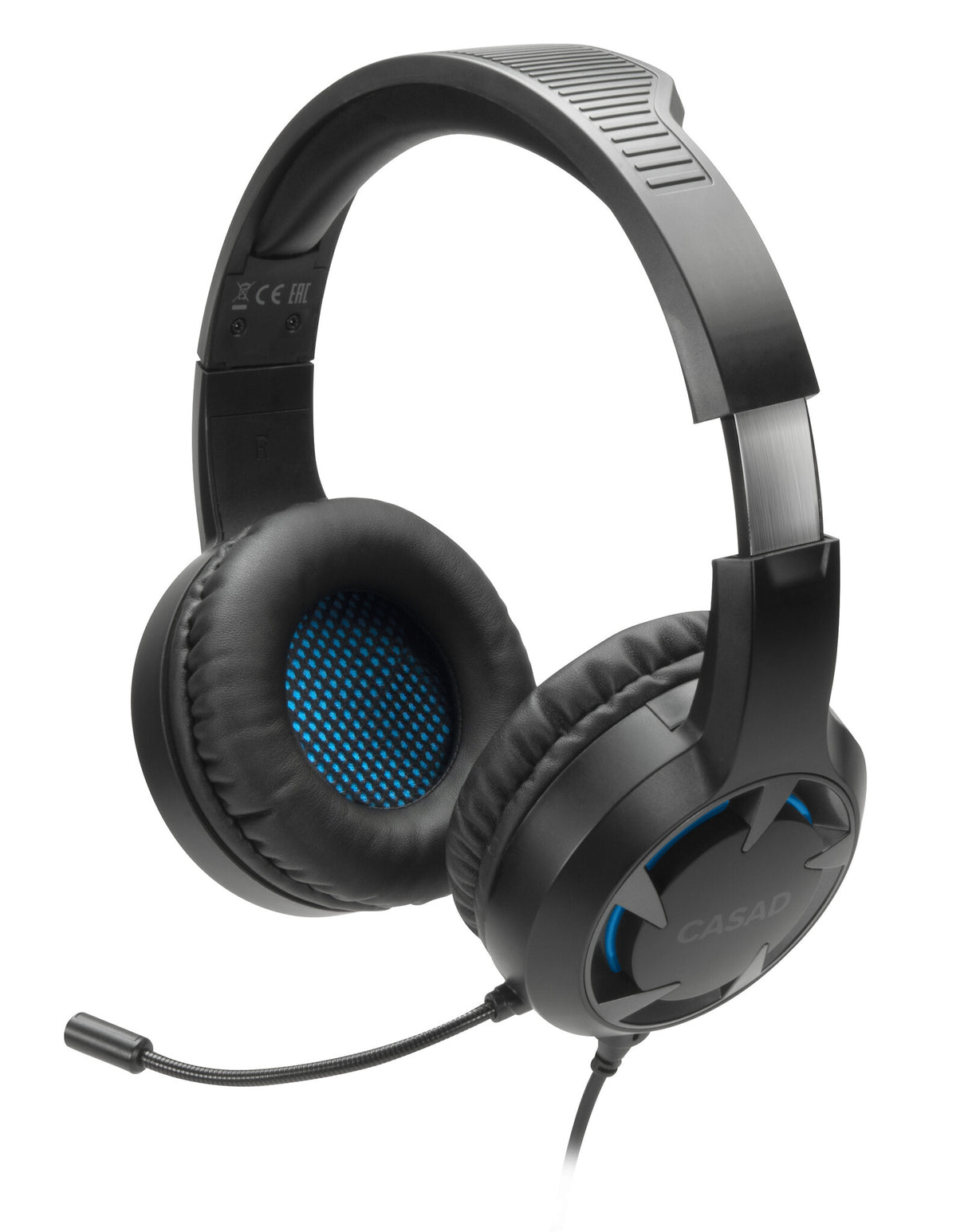 SPEEDLINK CASAD Headset Ledningsført Spil Sort