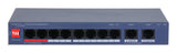 Dahua Technology CS4010-8ET2GT-110 netværksswitch Administreret L2 Gigabit Ethernet (10/100/1000) Strøm over Ethernet (PoE) Blå