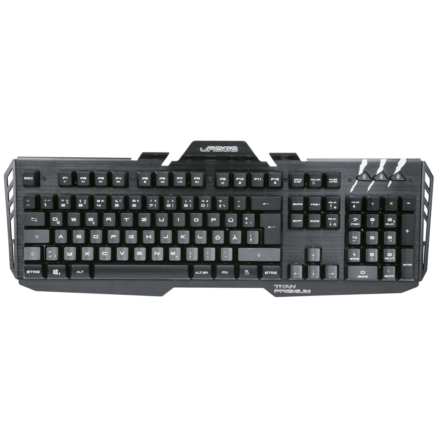 URAGE Gaming Keyboard Cyberboard Metal illuminated