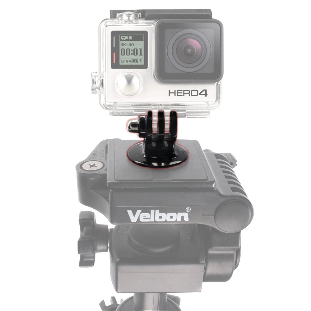 Sportskamera-montering med GoPro-stativmontering - sort