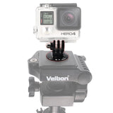 Sportskamera-montering med GoPro-stativmontering - sort