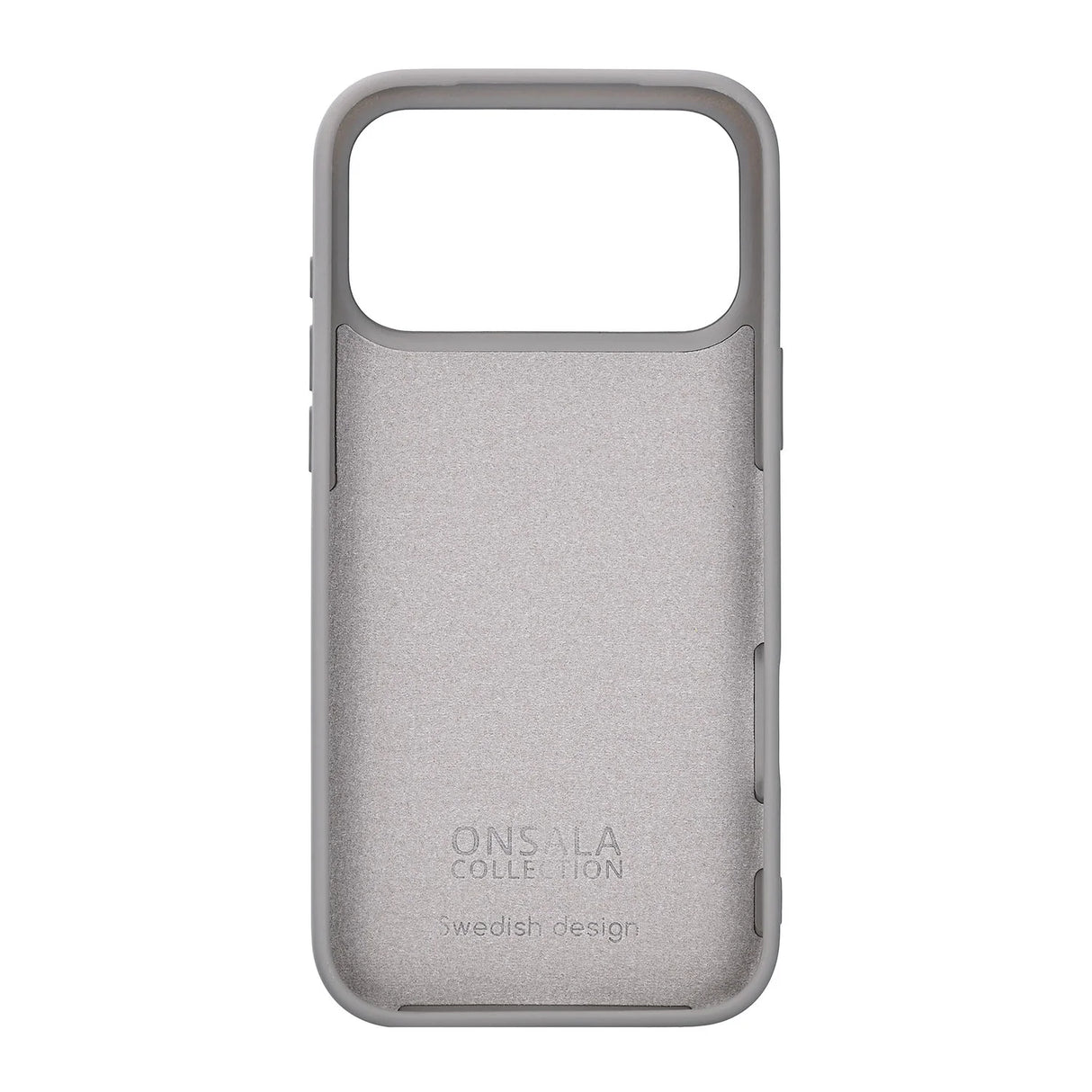 Mobilcover med Silikone Feel Concrete - iPhone 17 Pro Max