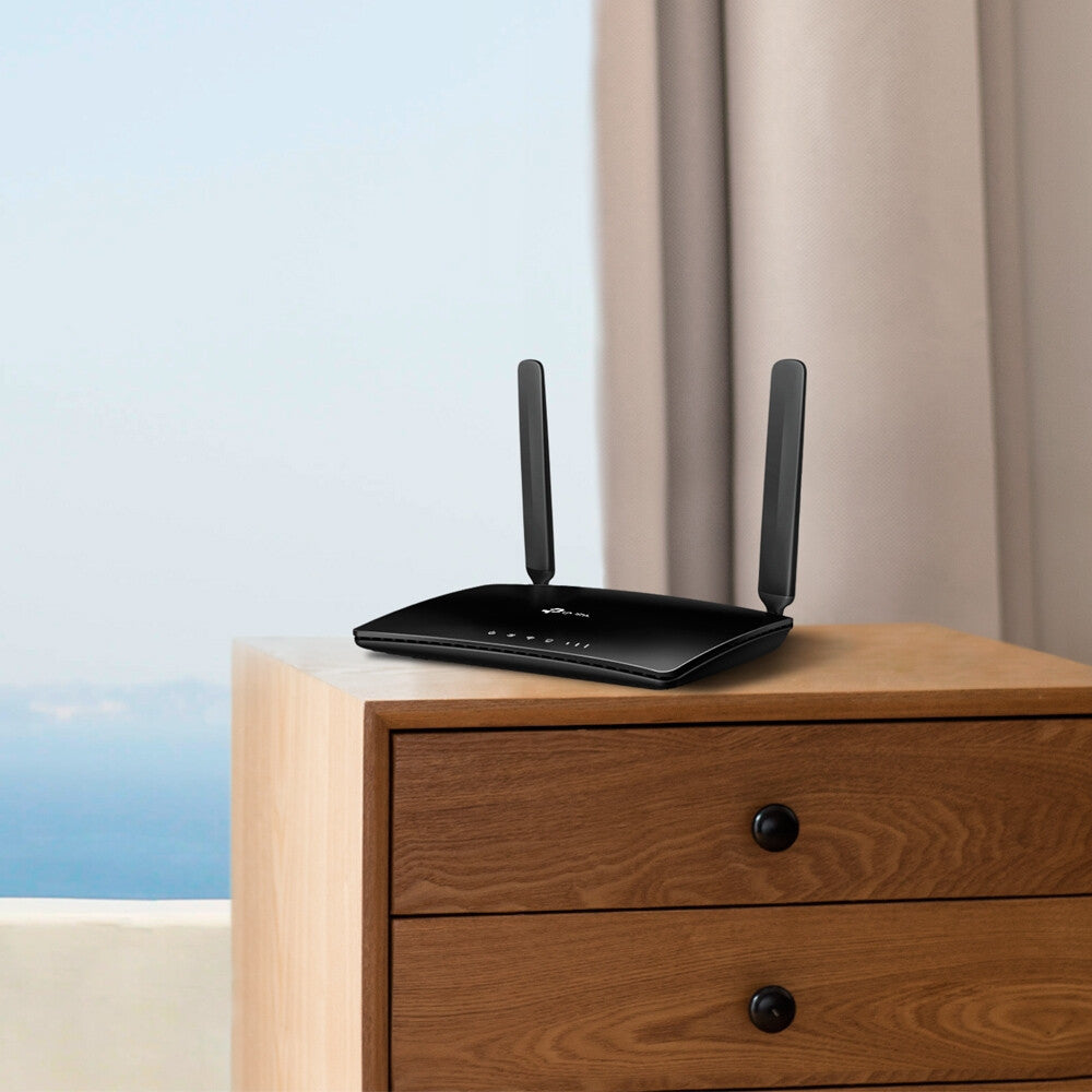 TP-Link TL-MR150 trådløs router Hurtigt ethernet Enkelt band (2,4 GHz) 4G Sort