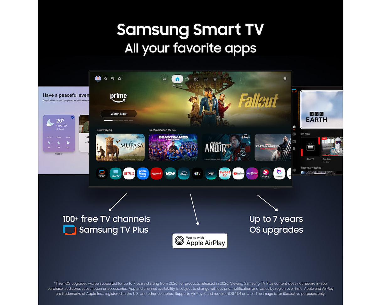Samsung TU65M72HBUXNA UHD Mini LED Smart TV