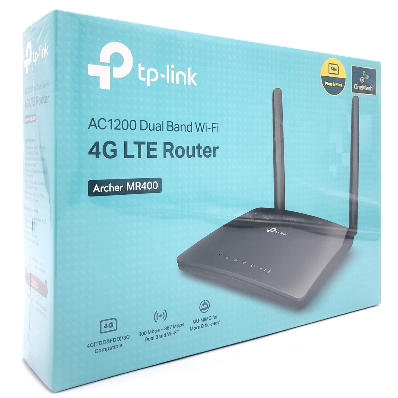 TP-Link AC1200 W-less Dual Band 4G LTE Router-Arch