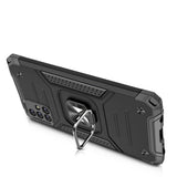 Wozinsky Ring Armor Case Kickstand Tough Rugged Cover til Samsung Galaxy M31s sølv