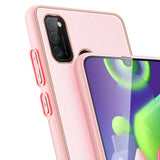 Dux Ducis Yolo elegant kuffert lavet af blødt TPU og PU læder til Samsung Galaxy M30s pink