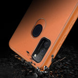 Dux Ducis Yolo elegant kuffert lavet af blødt TPU og PU læder til Samsung Galaxy M30s orange