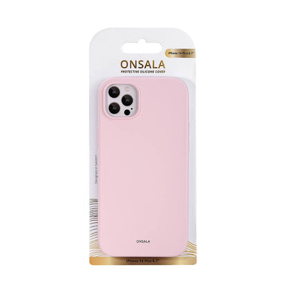 Mobilcover Silikone Chalk Pink - iPhone 14 Plus