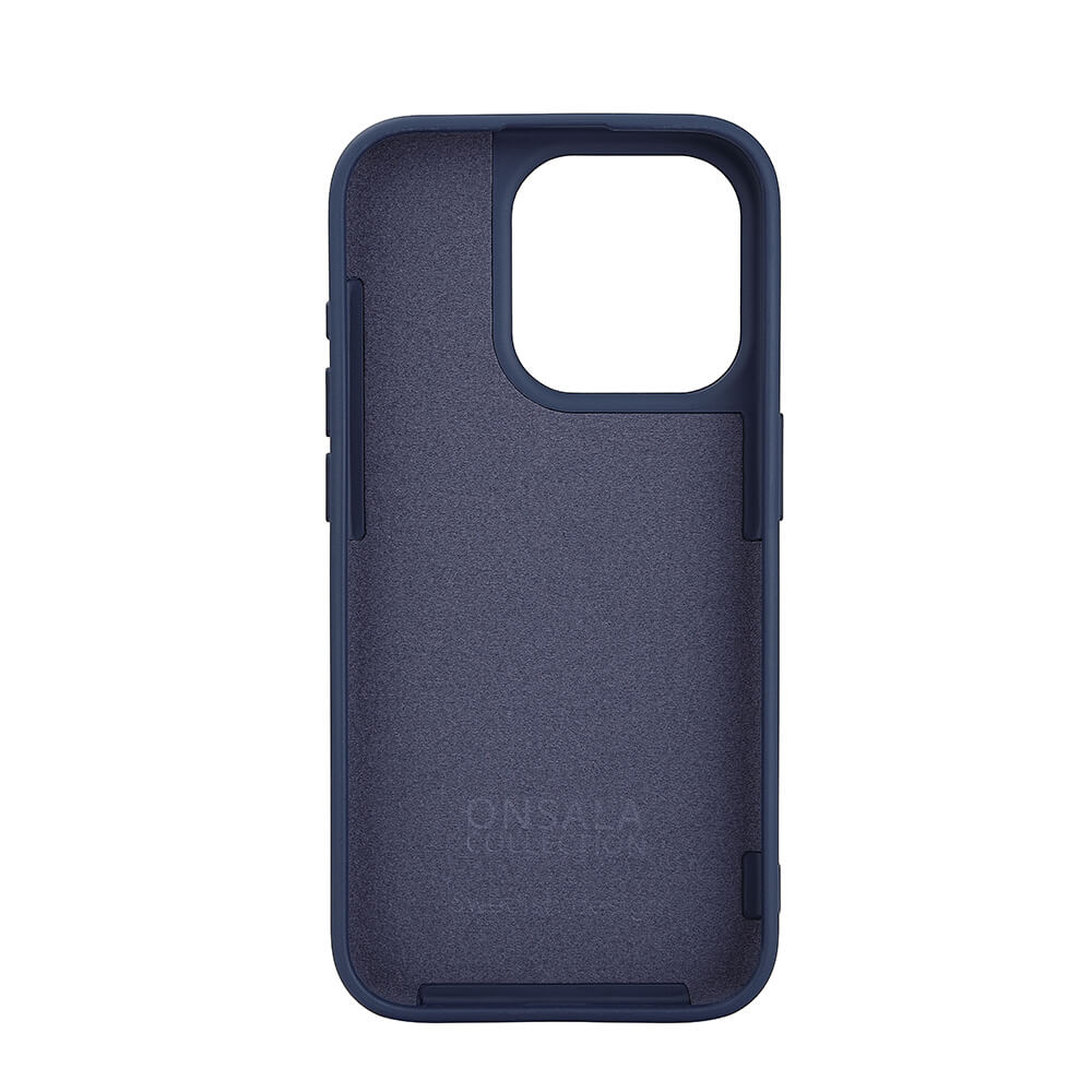 ONSALA Silikonefølelse MagSeries Marineblå - iPhone 15 Pro