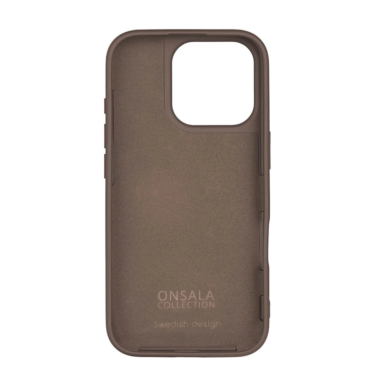 Mobilcover med Silikone Feel Chocolate - iPhone 16 Pro