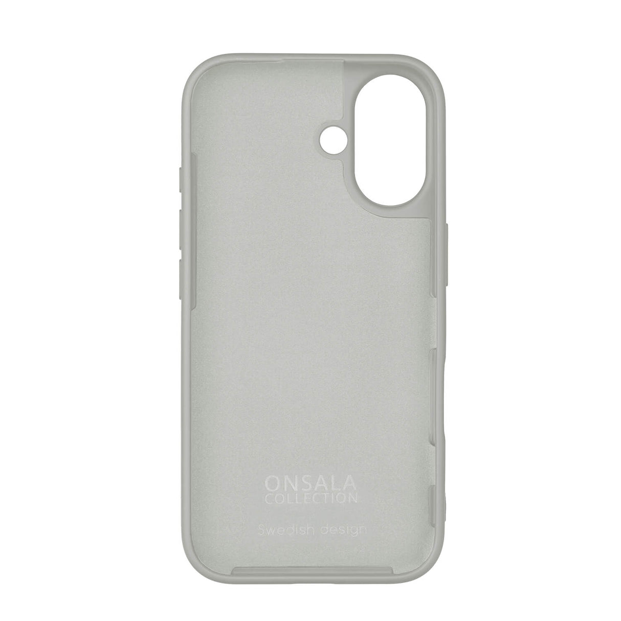 Mobilcover med Silikone Feel Concrete - iPhone 16