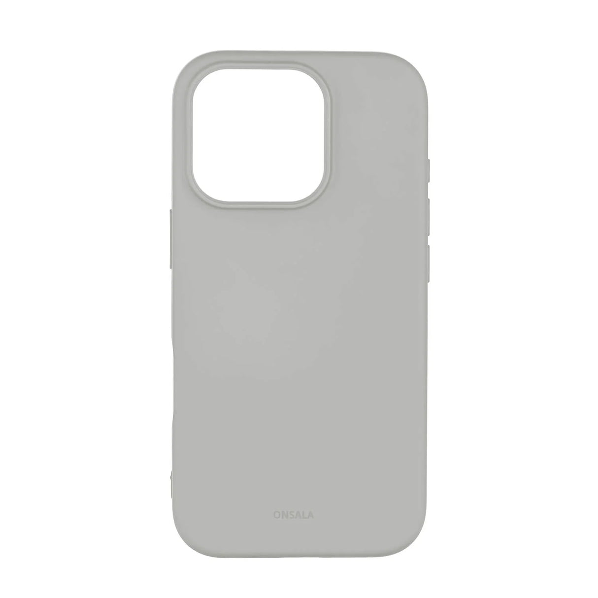 Mobilcover med Silikone Feel Concrete - iPhone 16 Pro
