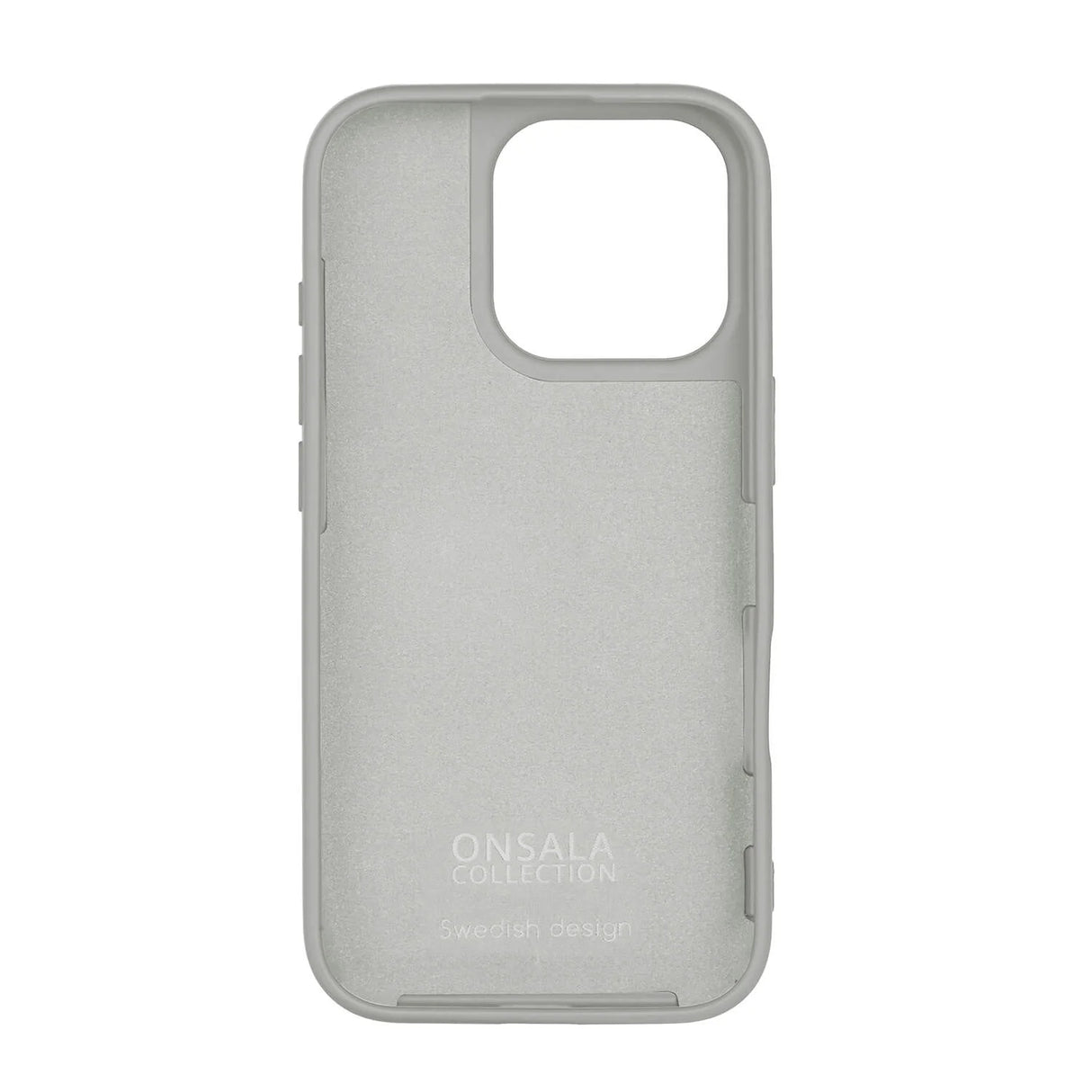 Mobilcover med Silikone Feel Concrete - iPhone 16 Pro