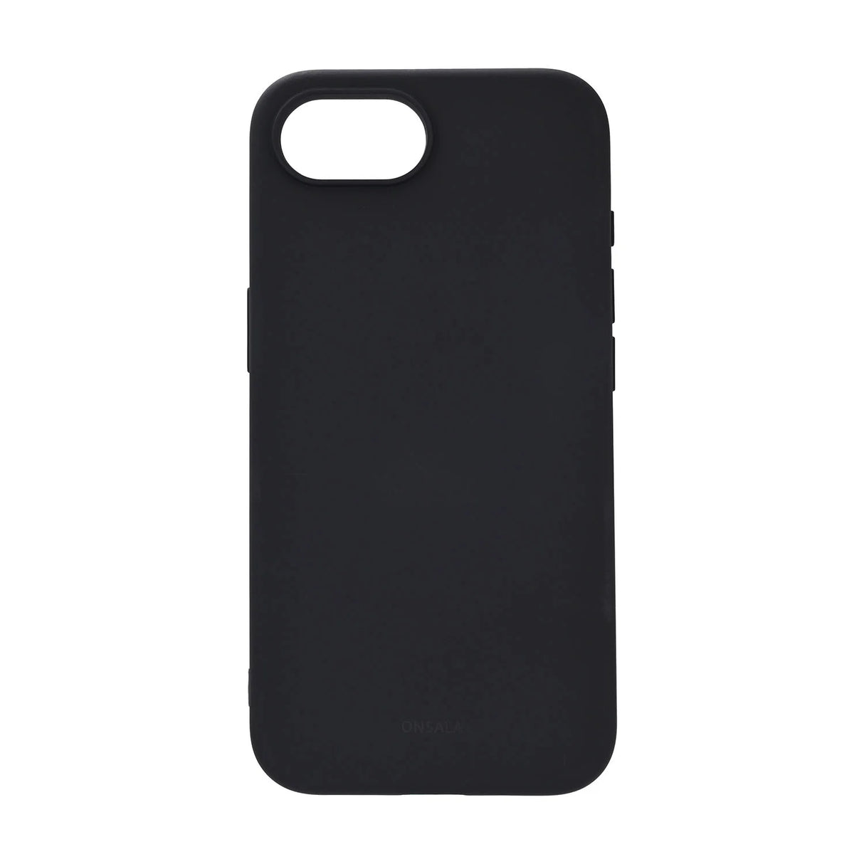 Onsala Mobilcover iPhone 16e Silikoneffekt Genanvendt Sort