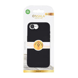 Onsala Mobilcover iPhone 16e Silikoneffekt Genanvendt Sort