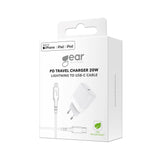 Gear Lader 220 V 1x Usb C Pd 20 W Kabel Lightning Til Usb C Mfi C94