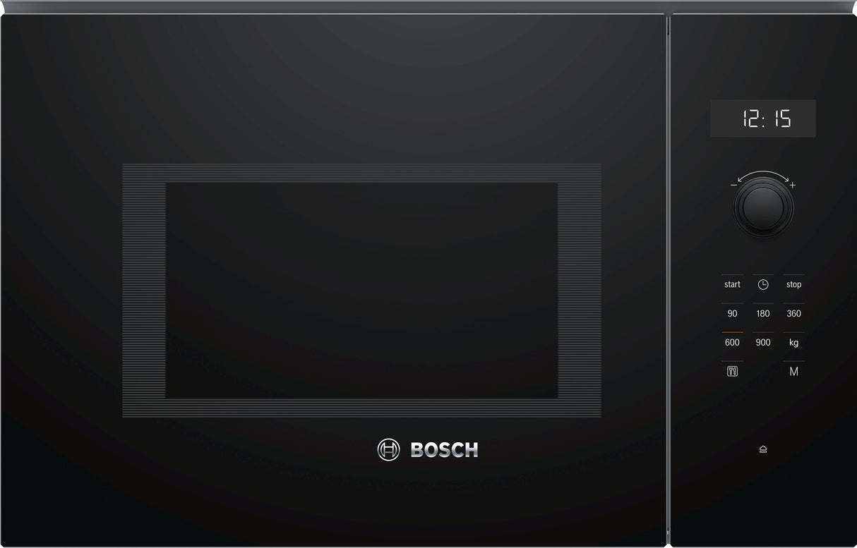 Bosch Serie 6 BFL554MB0 mikrobølgeovn Sort Solo mikroovn Indbygget 25 L 900 W