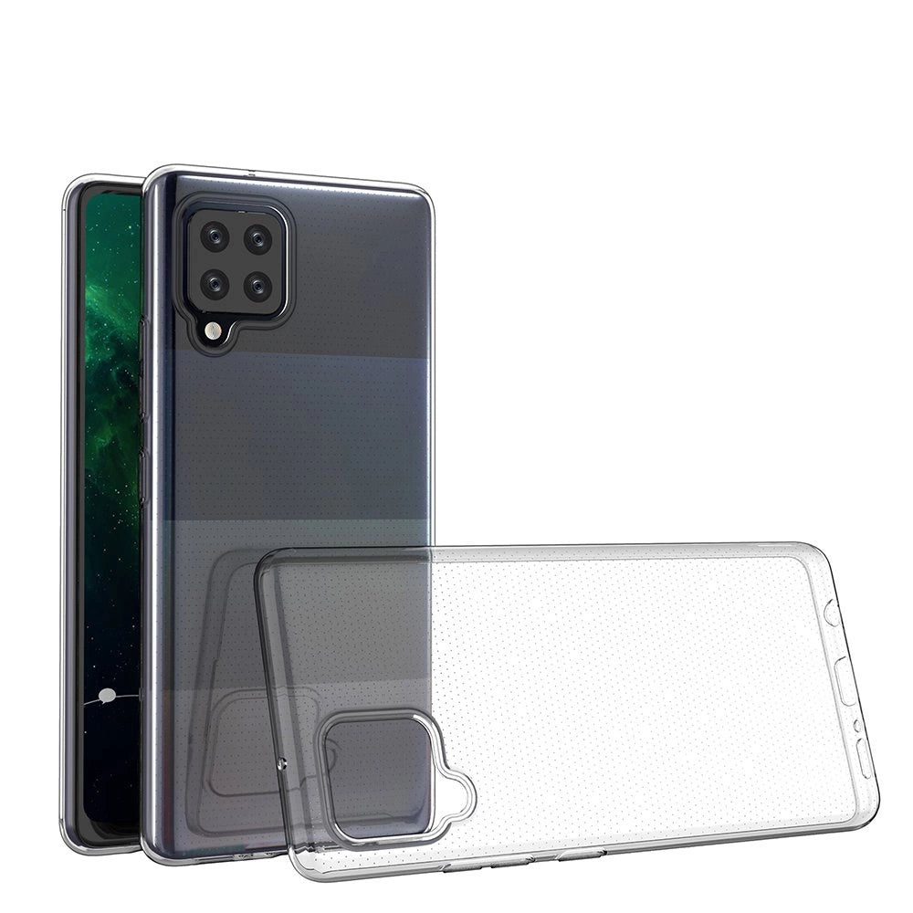 Ultra Clear 0,5 mm Gel TPU Cover til Samsung Galaxy A12 / Galaxy M12 gennemsigtige