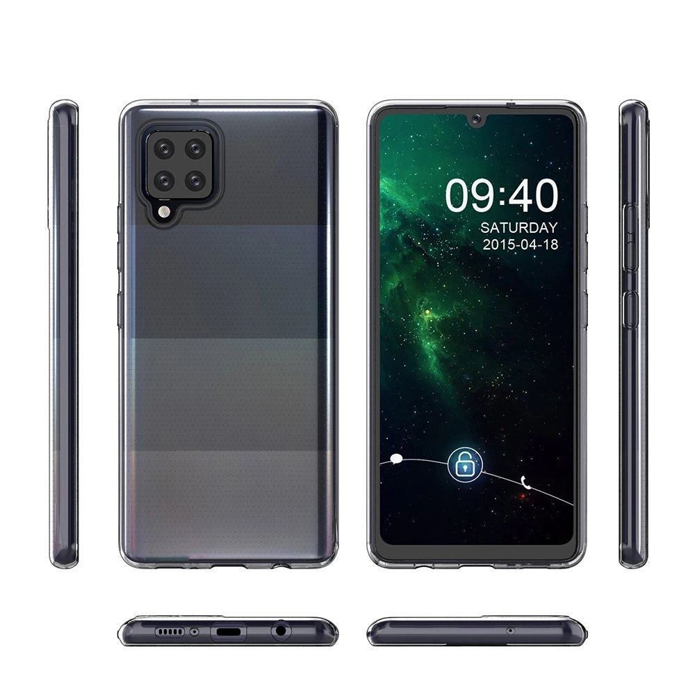 Ultra Clear 0,5 mm Gel TPU Cover til Samsung Galaxy A12 / Galaxy M12 gennemsigtige