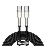 Baseus Cafule Series Metal Data USB-C / USB-C PD QC SCP 100W 5A 2 m kabel - sort