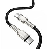 Baseus Cafule Series Metal Data USB-C / USB-C PD QC SCP 100W 5A 2 m kabel - sort