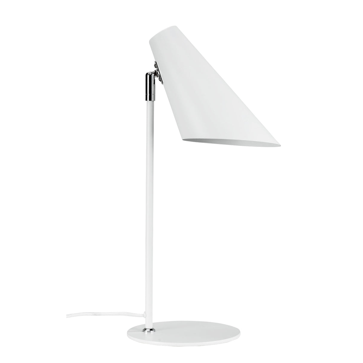 Dyberg Larsen Cale mat hvid bordlampe