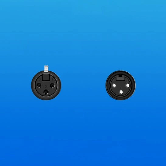 Ugreen AV130 66719 audio XLR (kvindelig) - XLR (mandlig) kabel til mikrofon / forstærker 5m - sort