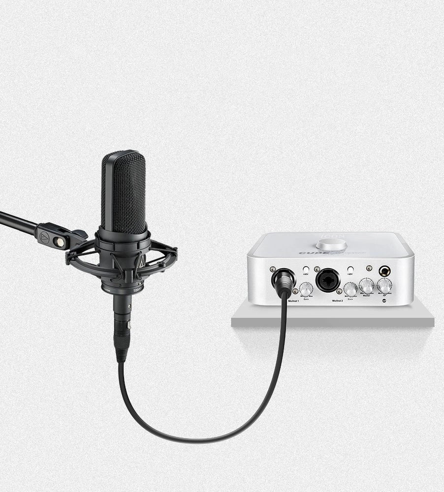 Ugreen AV130 66719 audio XLR (kvindelig) - XLR (mandlig) kabel til mikrofon / forstærker 5m - sort