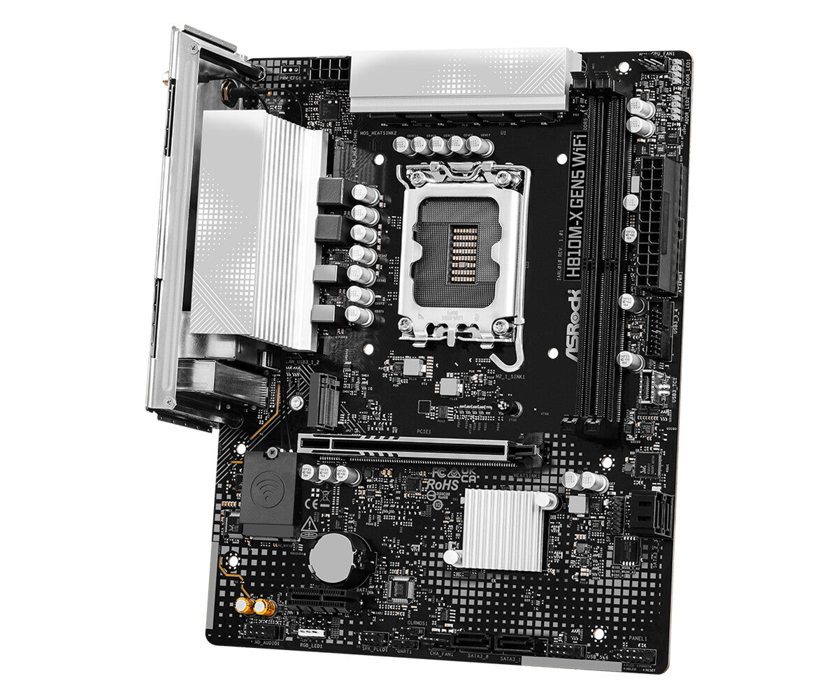 ASRock H810M-X GEN5 WIFI       1851 mATX HDMI/DP       DD