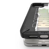 Ringke Fusion X Design holdbar PC-foder med TPU-støjfanger til iPhone 12 mini sort (Routine) (XDAP0020)