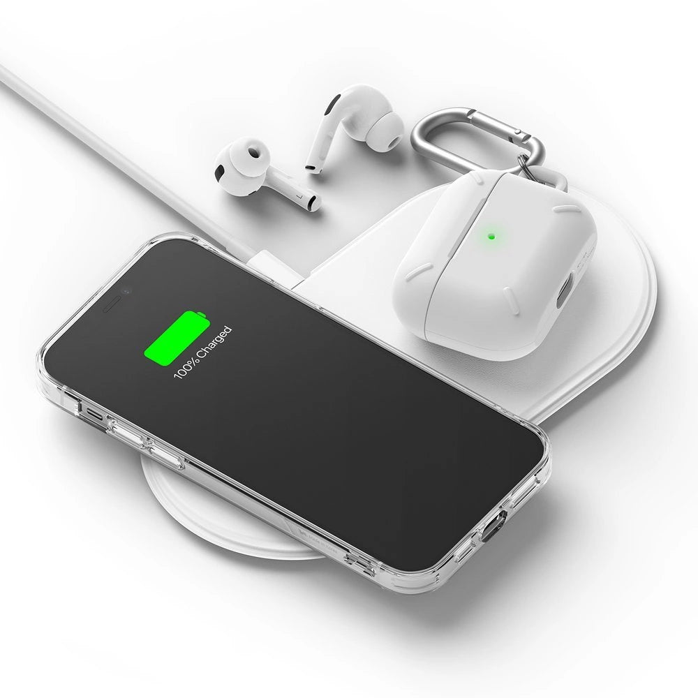 Ringke Fusion Design PC Case med TPU Bumper til iPhone 12 Pro Max lyserød-grøn (GNAP0028)