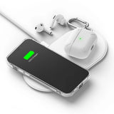 Ringke Fusion Design PC Case med TPU Bumper til iPhone 12 Pro Max lyserød-grøn (GNAP0028)