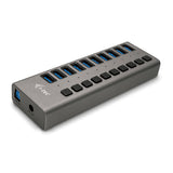 i-tec U3CHARGEHUB10 oplader til mobil enhed Universel Grå Vekselstrøm Hurtig opladning Indendørs