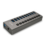 i-tec U3CHARGEHUB10 oplader til mobil enhed Universel Grå Vekselstrøm Hurtig opladning Indendørs