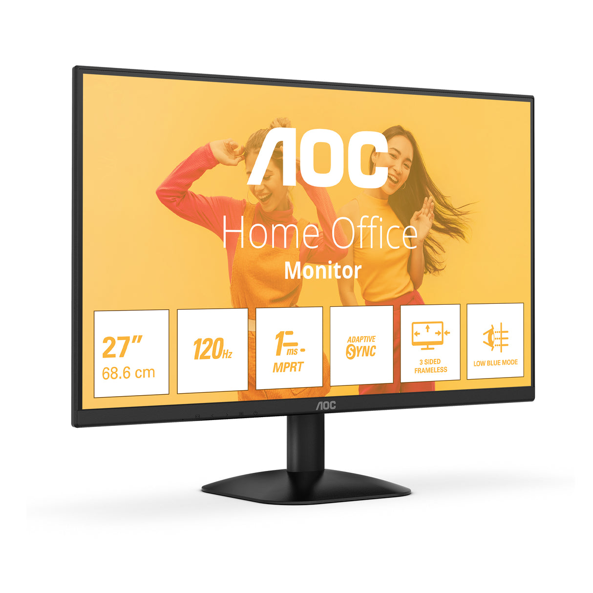 AOC B3 27B35HM computerskærm 68,6 cm (27") 1920 x 1080 pixel Fuld HD LED Sort
